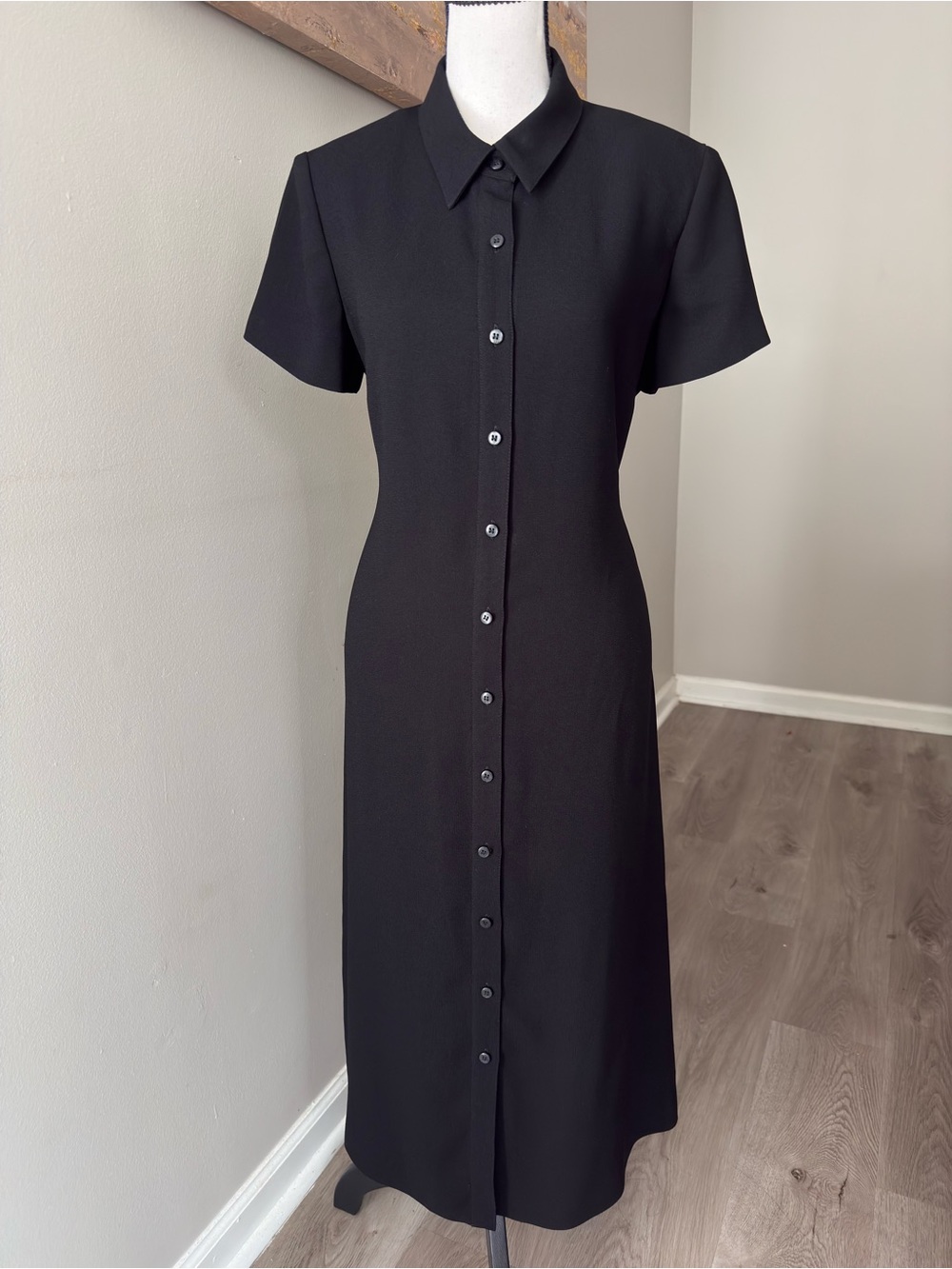 VTG 90s Jones New York Midi/Maxi Corporate Goth Fits Modern Size S (Tagged 10)